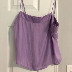 Urban Outfitters purple cropped top